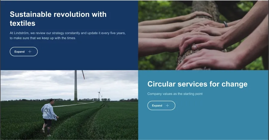 expandable content block