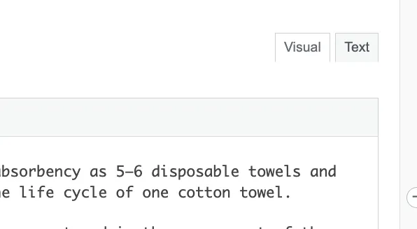 tabbed content text edit