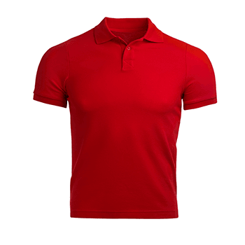 Red construction T-shirt